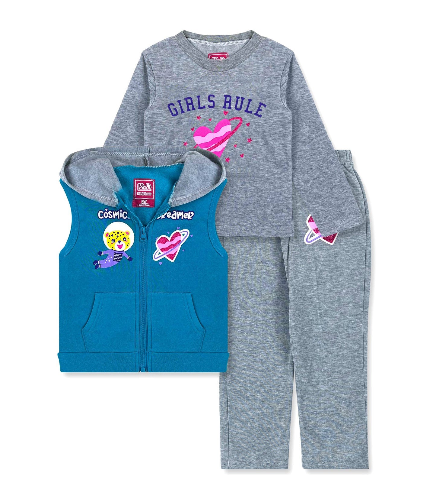 Toddler Girls' Fleece 3PC Set