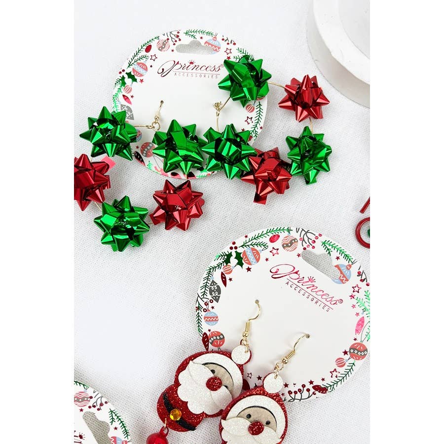 Christmas Theme Dangle Earring Set