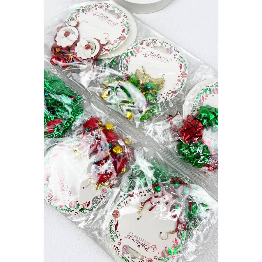 Christmas Theme Dangle Earring Set