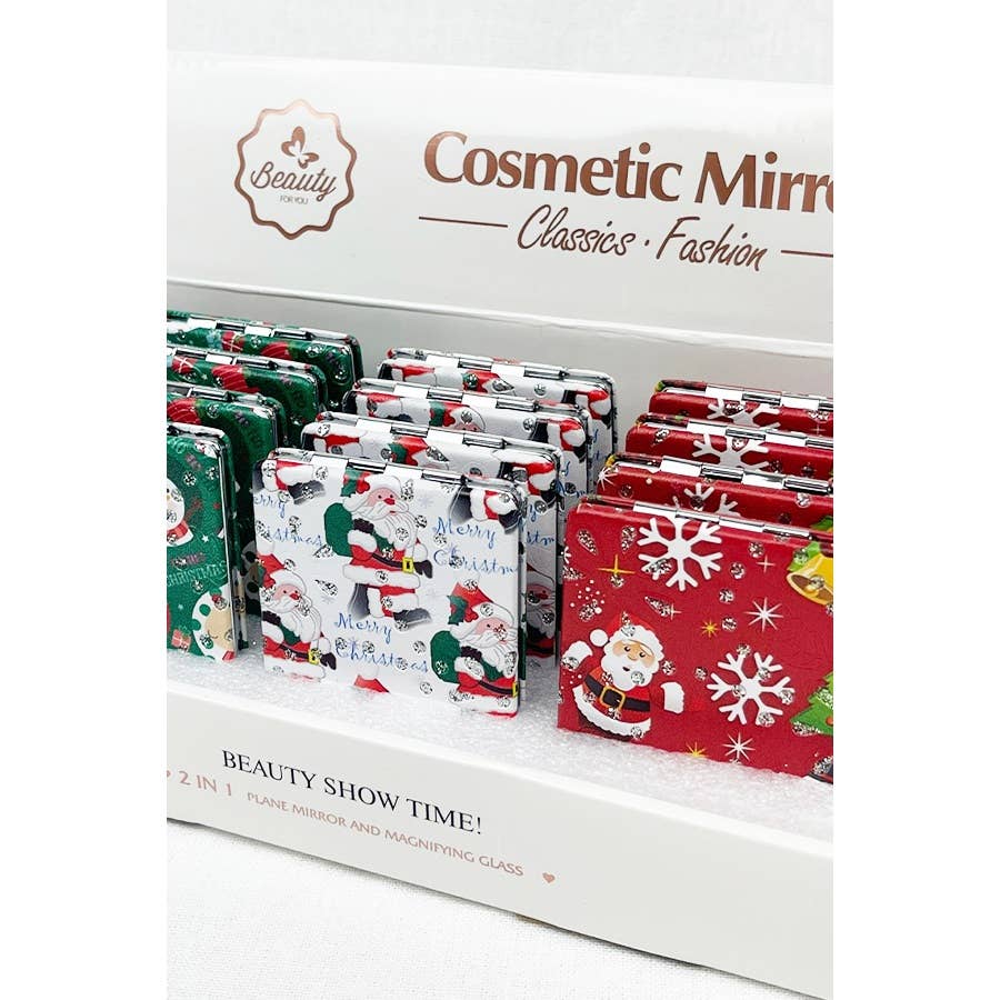 Magnetic Closer Christmas Santa Mirror