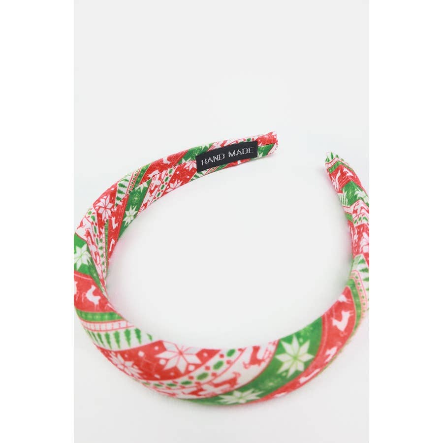 Christmas Theme Padded Headbands
