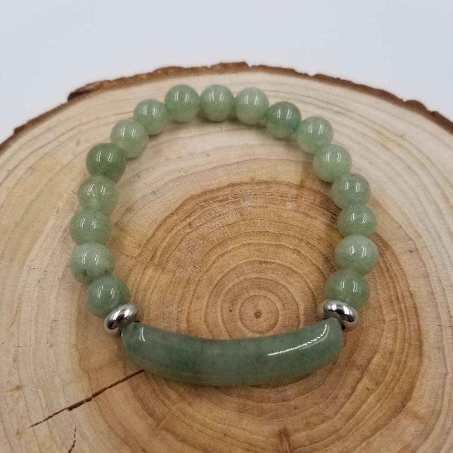 Handmade Crystal Bead Natural Stone Bracelet