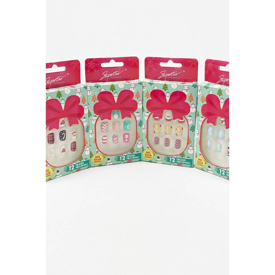 Kids Christmas Press on Nails