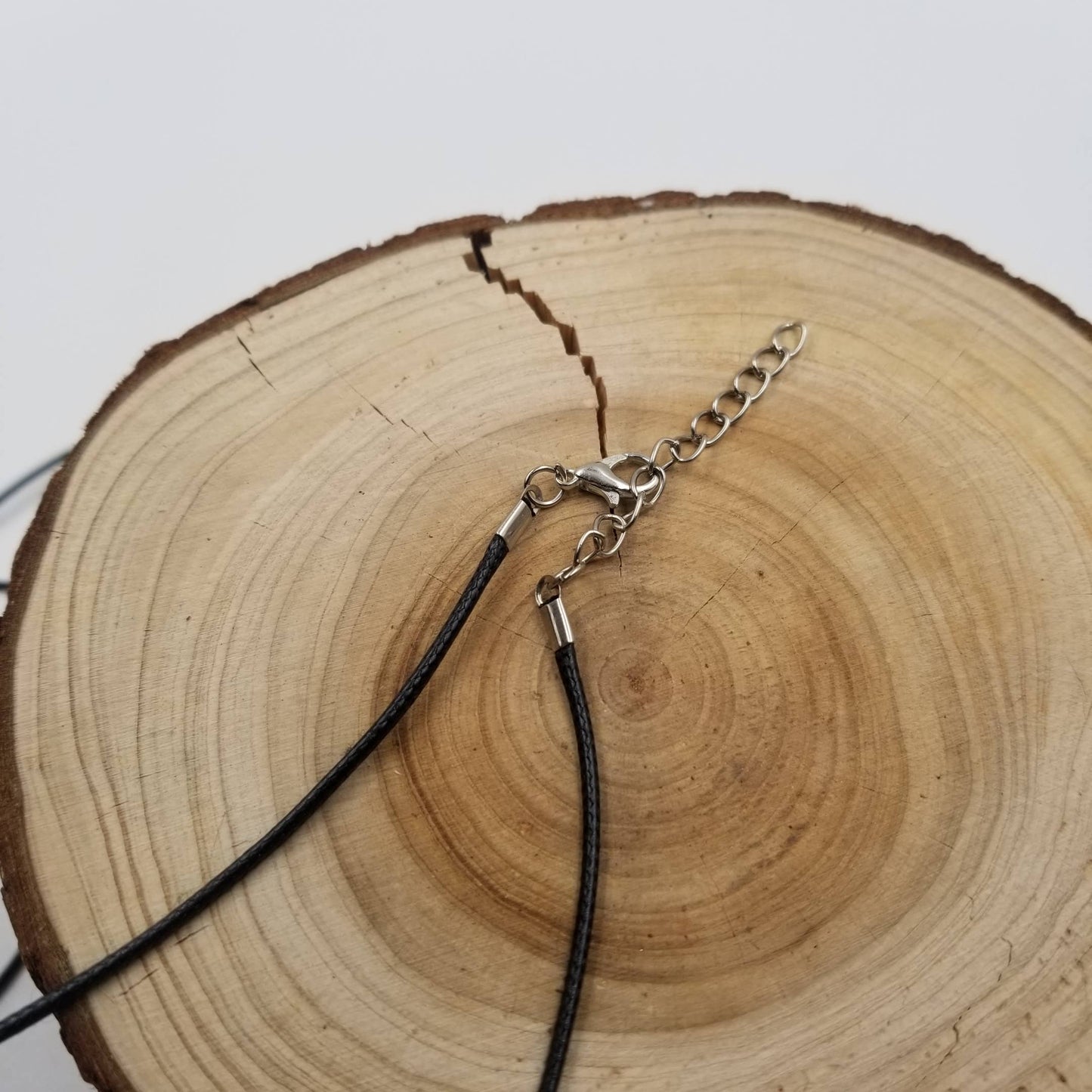 Natural Stone Cross Necklace