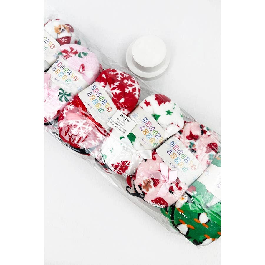 Kids Christmas Indoor Slipper