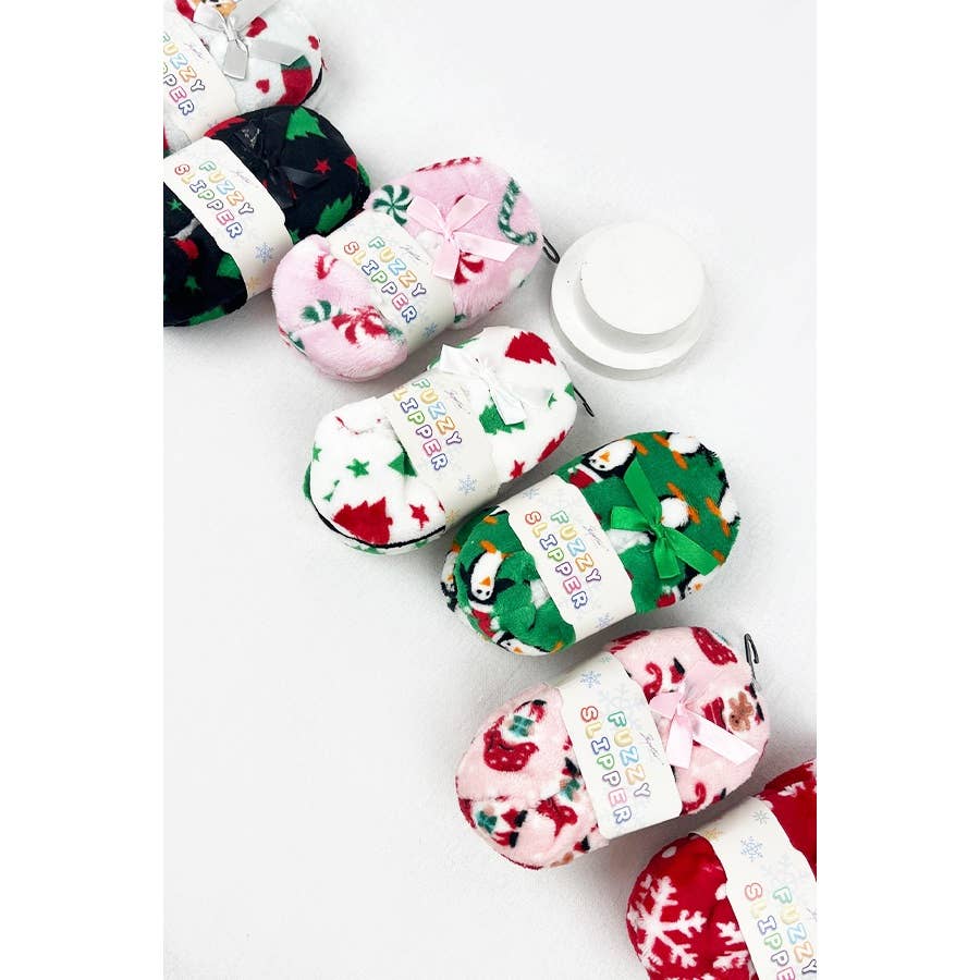 Kids Christmas Indoor Slipper