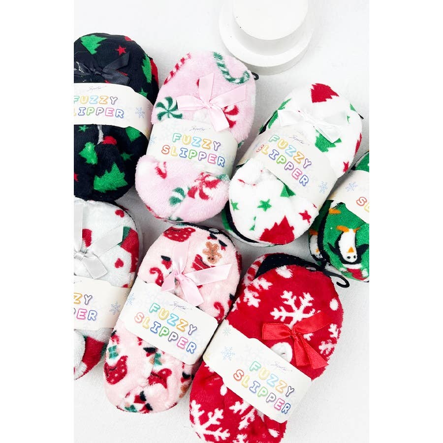Kids Christmas Indoor Slipper