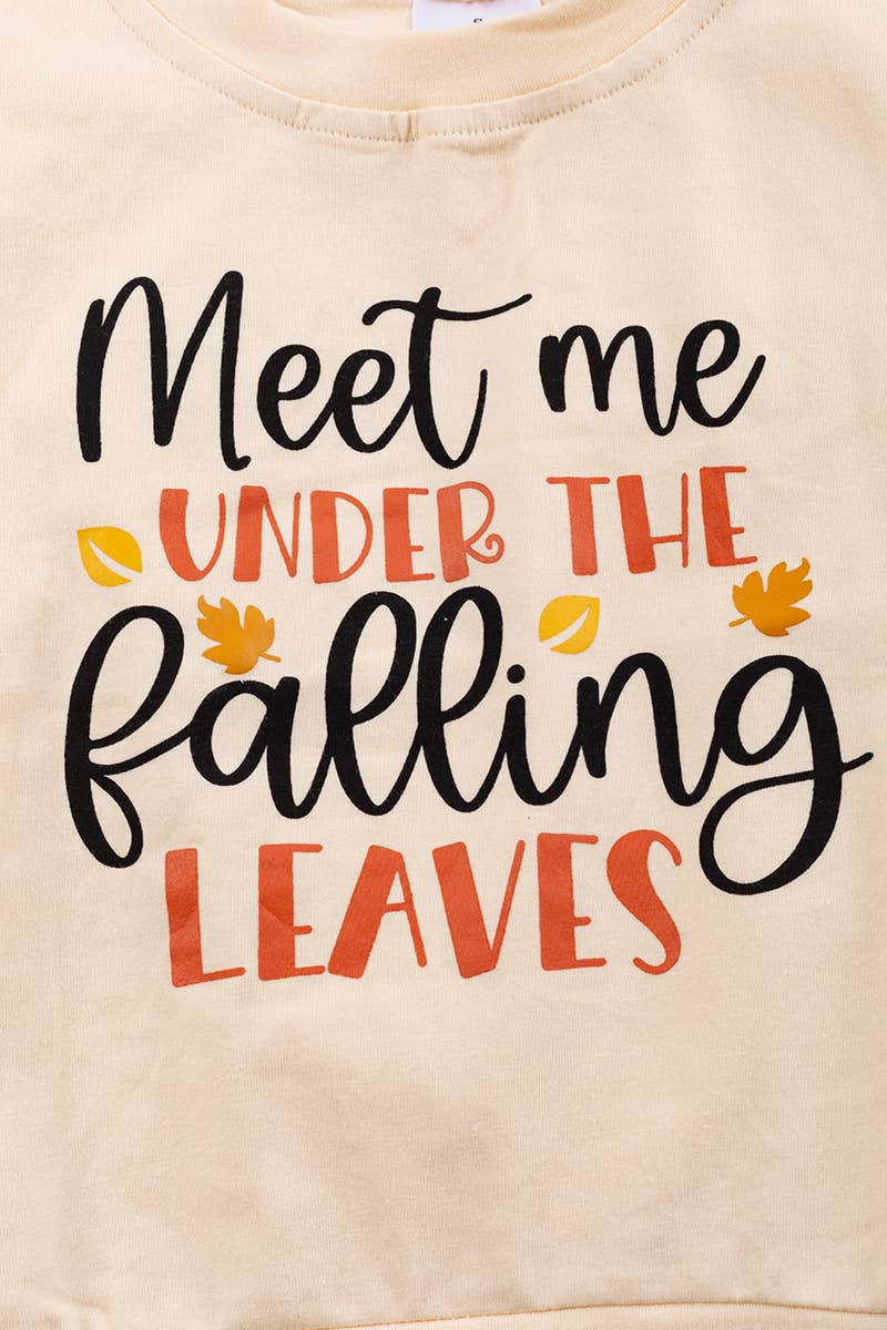 MEET ME UNDER THE FALLING LEAVES SWEATSHIRT