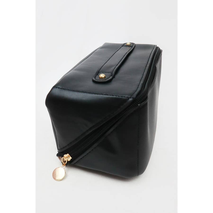 Faux Leather Cosmetic Travel Bag