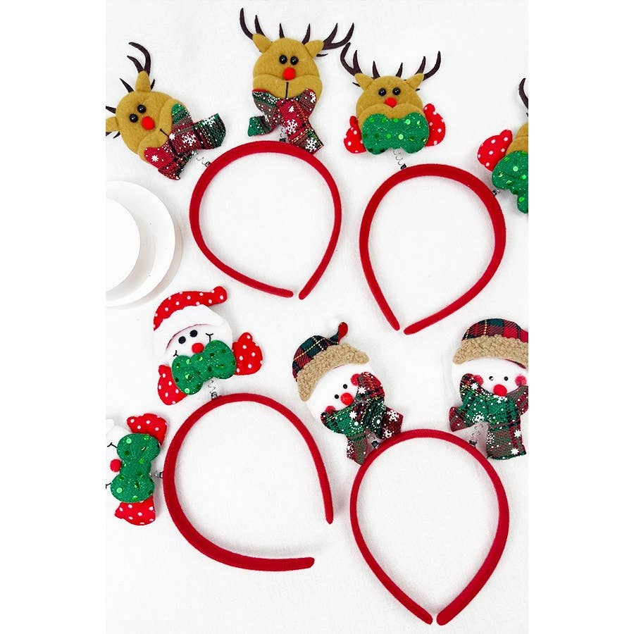 Santa and Friends Christmas Headband