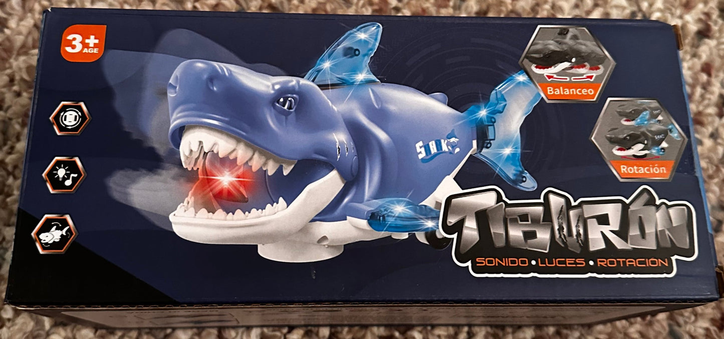 Shark Swing LED Music Walking Educational Interactive Early Toys For Kids