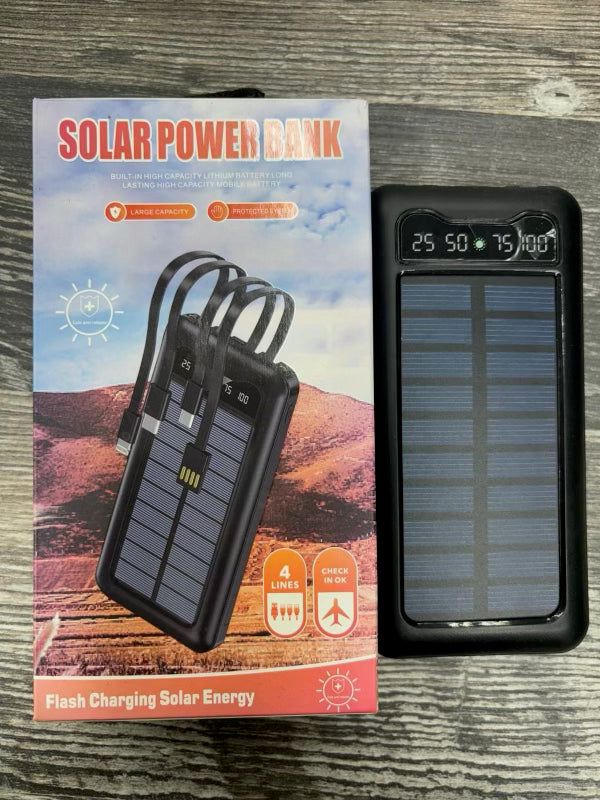 Solar Charger Power Bank, 15,000mAh*