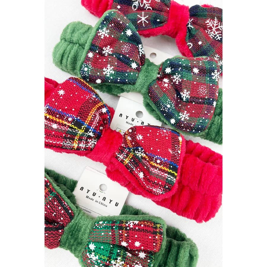 Christmas Theme Spa Cozy Headband