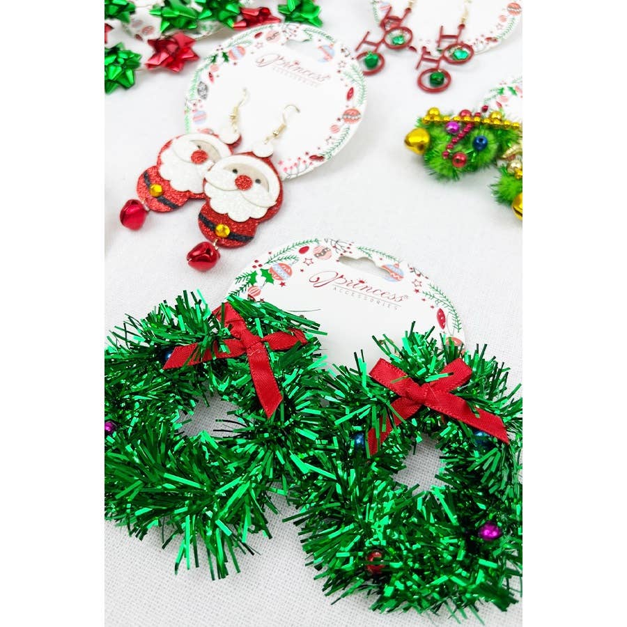 Christmas Theme Dangle Earring Set