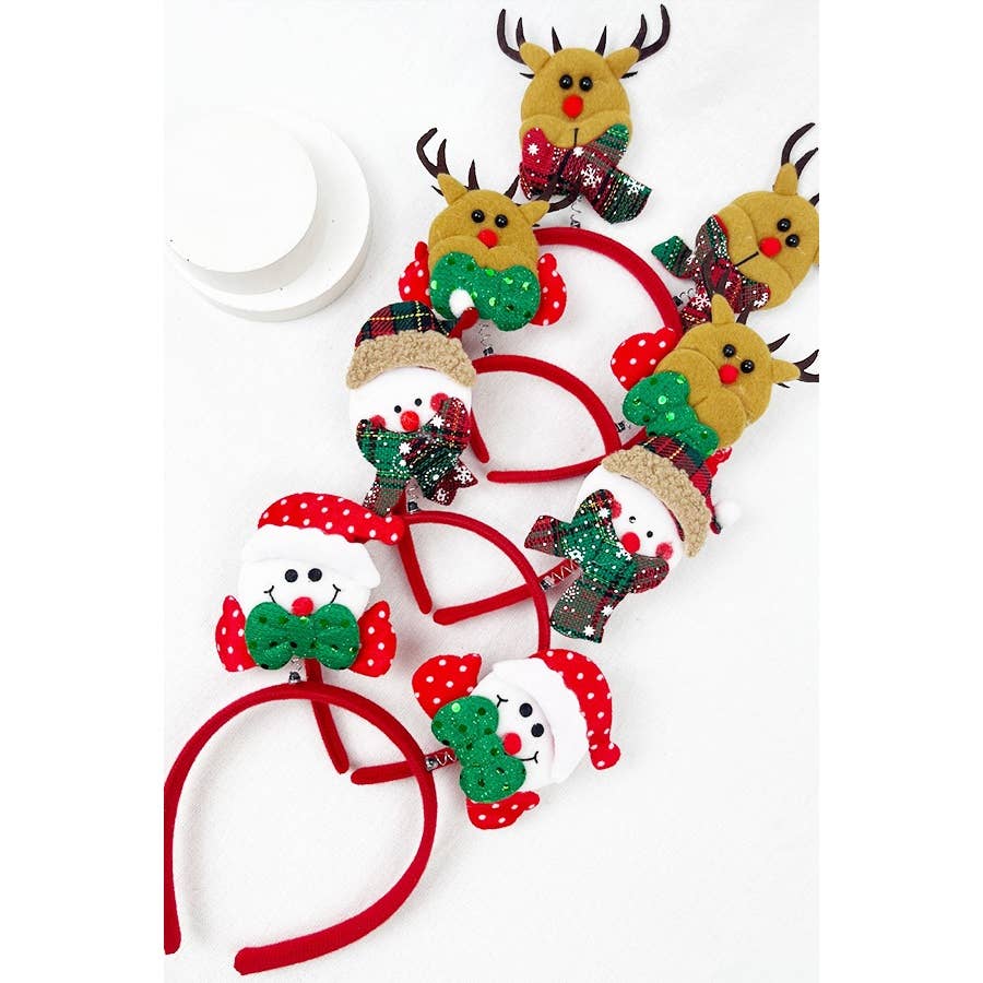 Santa and Friends Christmas Headband
