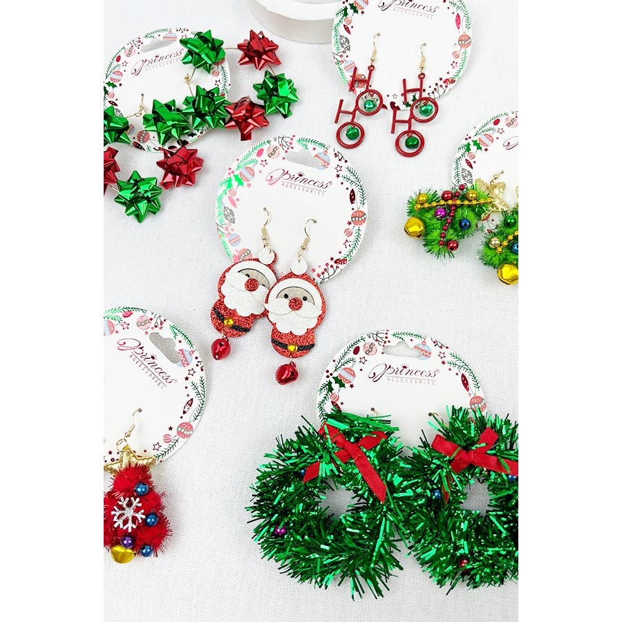 Christmas Theme Dangle Earring Set
