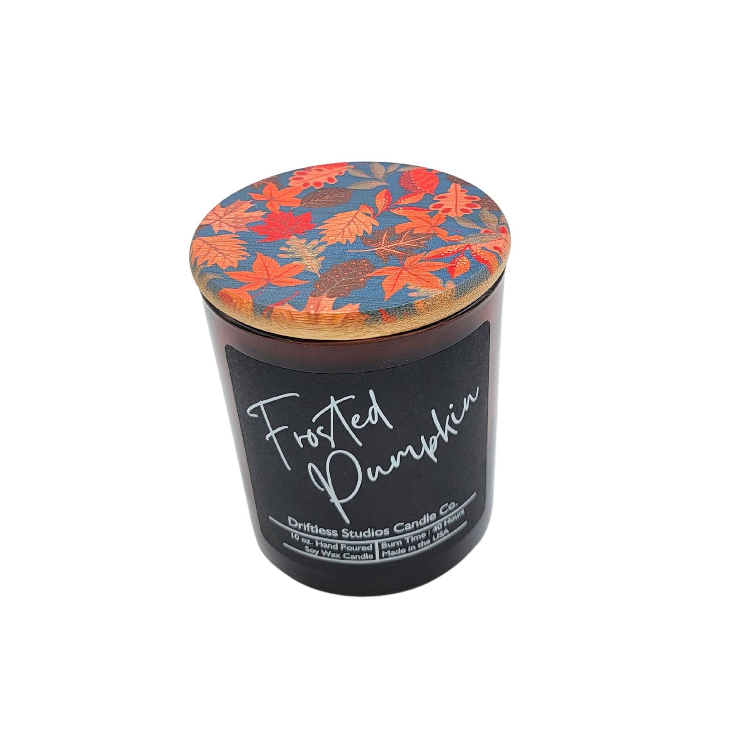 Fall Leaves Soy Candles - Soy Wax Candle: Smoked Bourbon