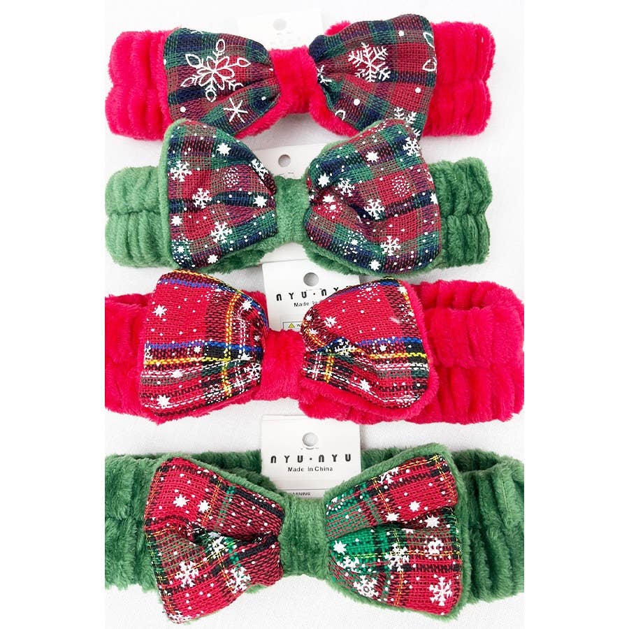Christmas Theme Spa Cozy Headband