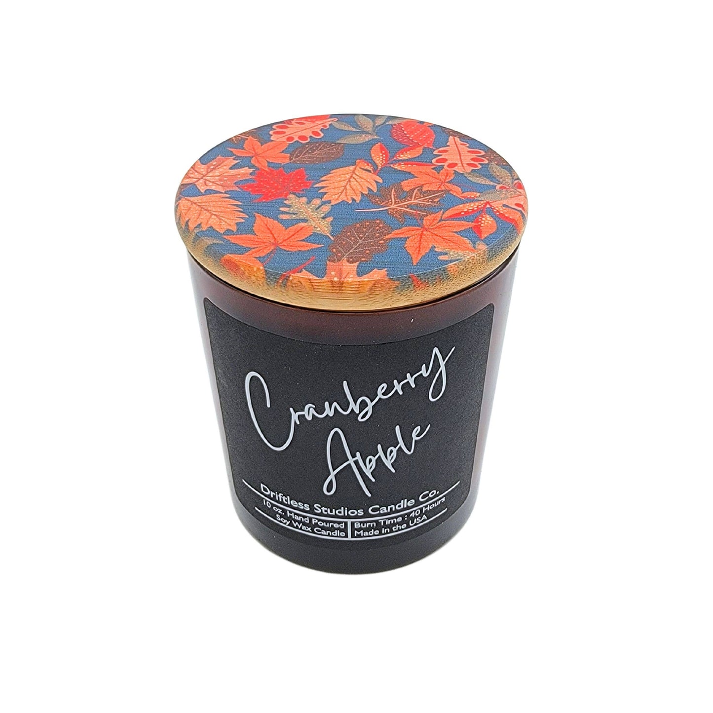 Fall Leaves Soy Candles - Soy Wax Candle: Smoked Bourbon