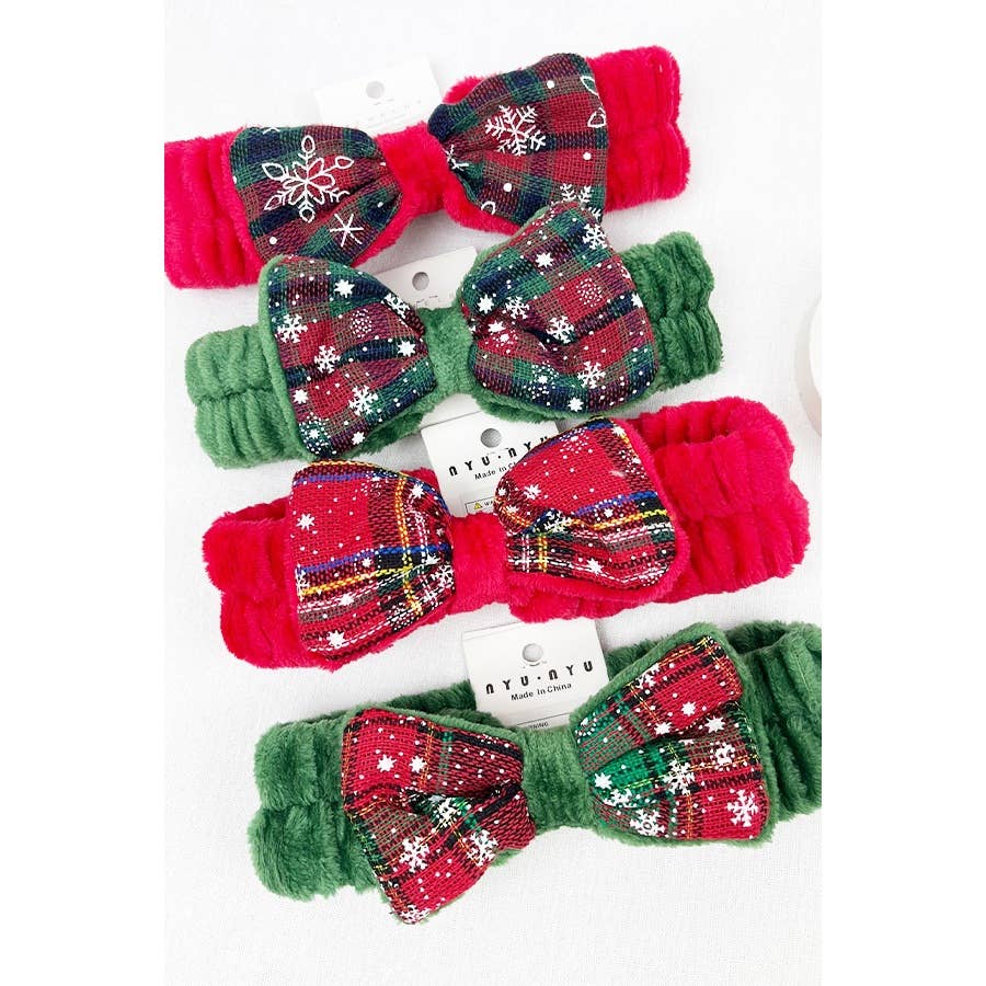 Christmas Theme Spa Cozy Headband