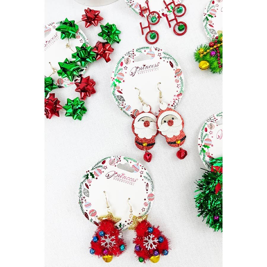 Christmas Theme Dangle Earring Set