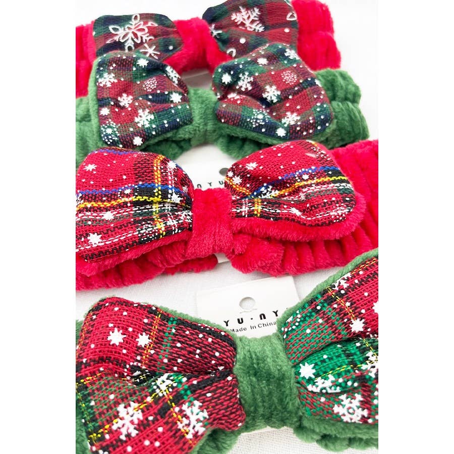 Christmas Theme Spa Cozy Headband