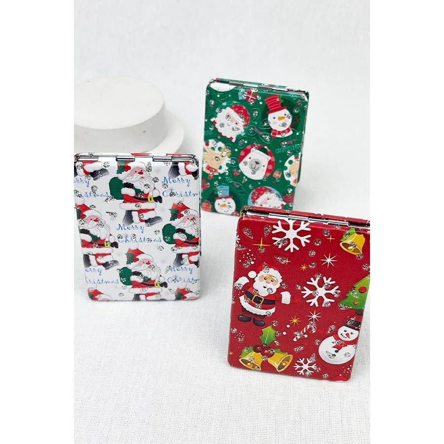 Magnetic Closer Christmas Santa Mirror