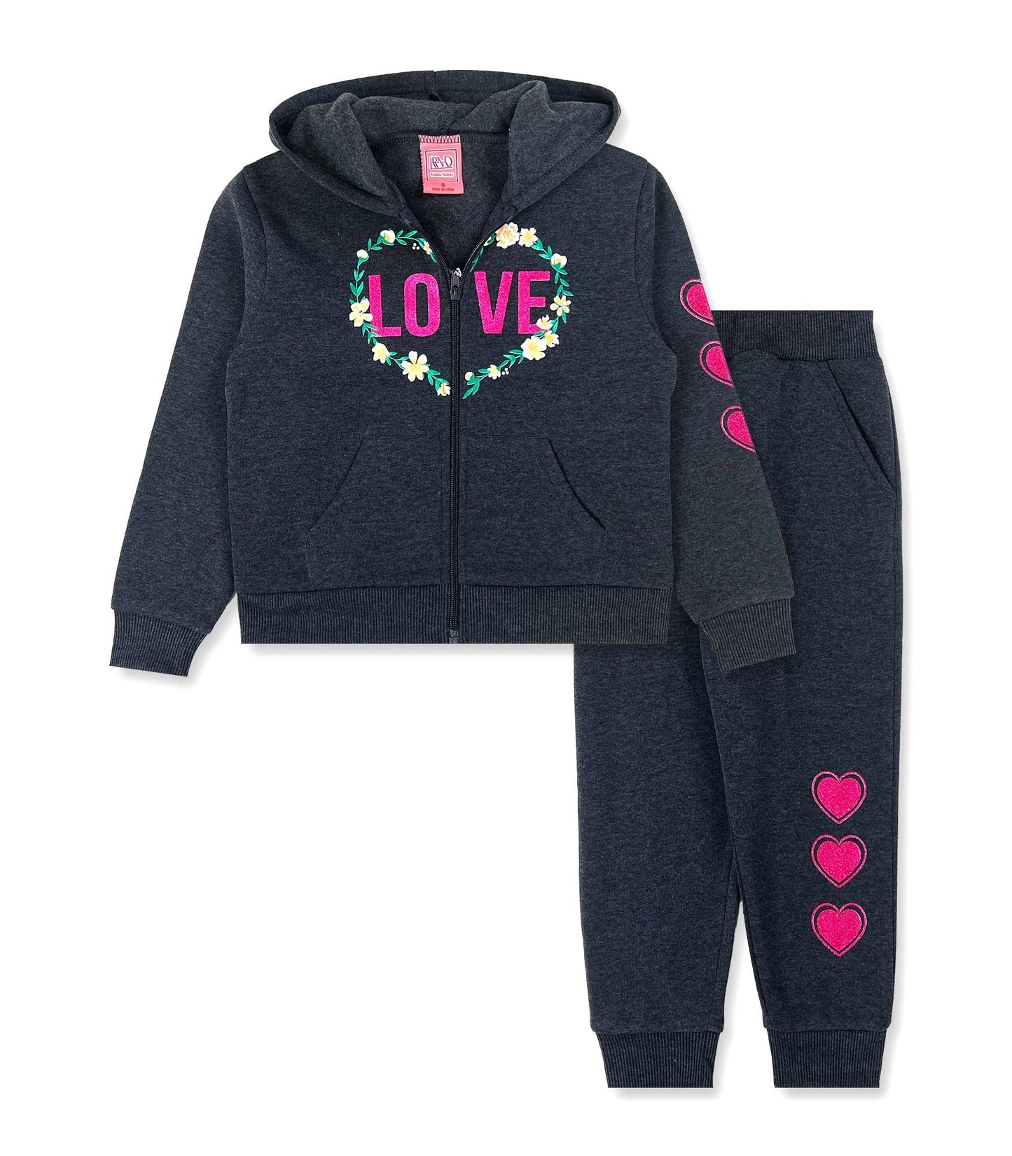 Girls' Fleece 2PC Set