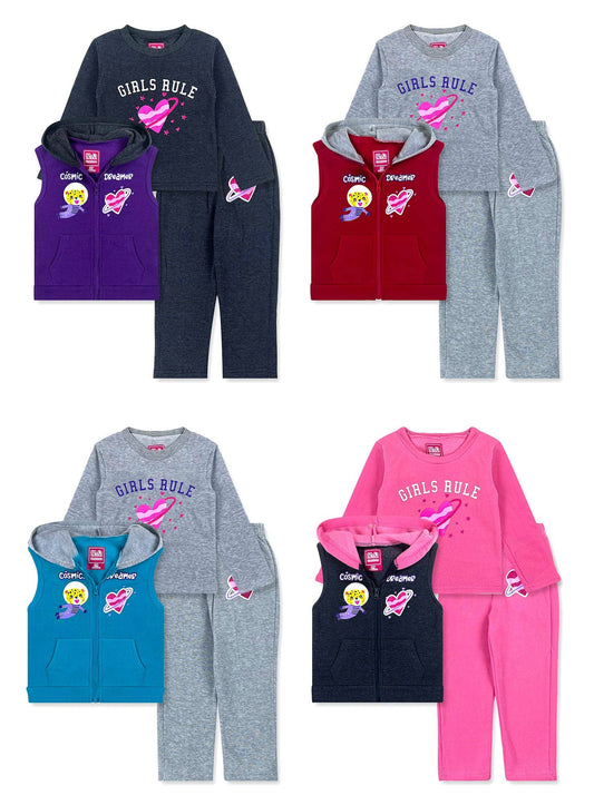 Toddler Girls' Fleece 3PC Set