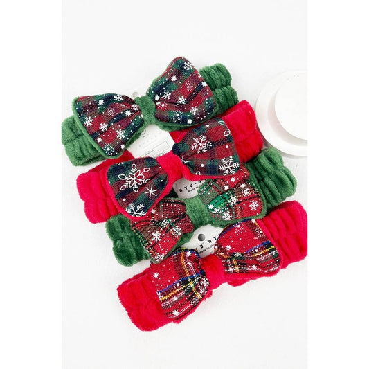 Christmas Theme Spa Cozy Headband