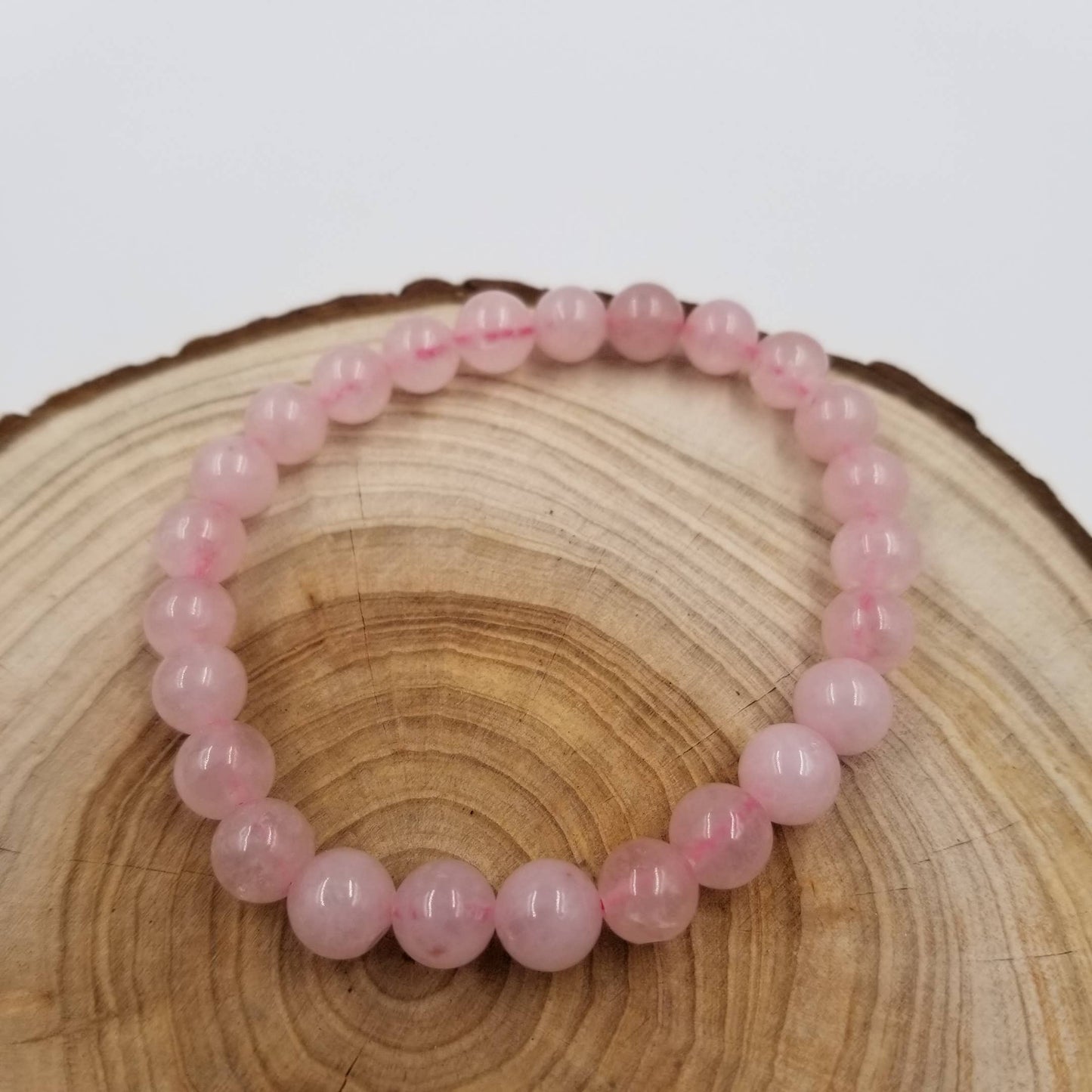 8MM Energy Natural Stone Beads Yoga Bracelet